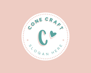 Cute Heart Boutique logo design