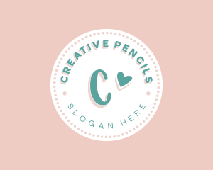 Cute Heart Boutique logo design