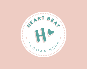 Cute Heart Boutique logo design