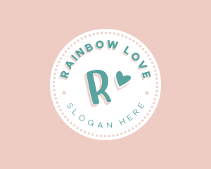 Cute Heart Boutique logo design