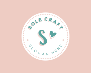 Cute Heart Boutique logo design