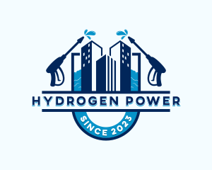 Building Power Washer logo design