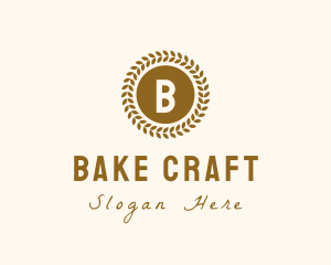 Organic Wheat Grain logo design