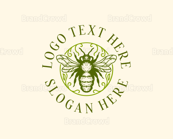Bumblebee Honey Hive Logo