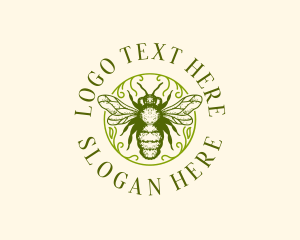 Bumblebee Honey Hive Logo