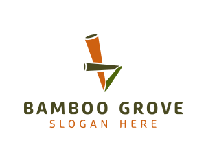 Bamboo - Eco Bamboo Letter B logo design