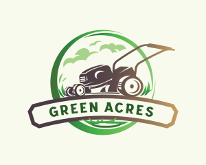 Grass - Lawn Grass Cutter logo design