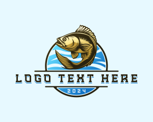 Fish Seafood Fisherman Logo