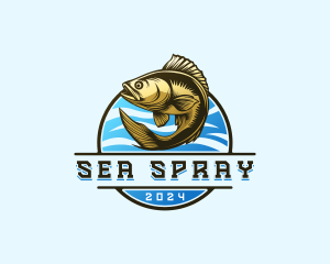 Fish Seafood Fisherman logo design