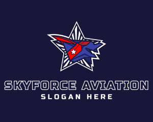 Airforce - American Fighter Jet logo design