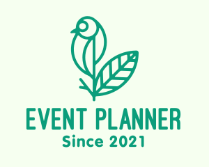 Animal - Green Natural Bird Plant logo design