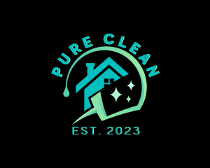 Squeegee House Cleaning logo design