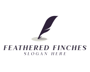 Writing Feather Publishing Author logo design