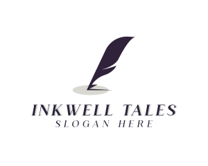 Novel - Writing Feather Publishing Author logo design