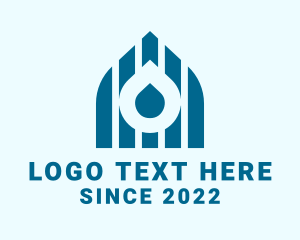 Fix - Water Drop Drainage logo design