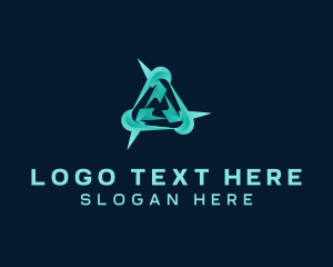Application - Technology Developer Media logo design