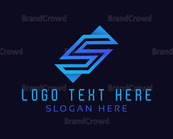 Tech Firm Letter S Logo
