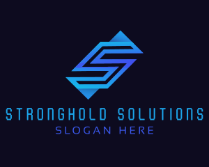 Tech Firm Letter S logo design