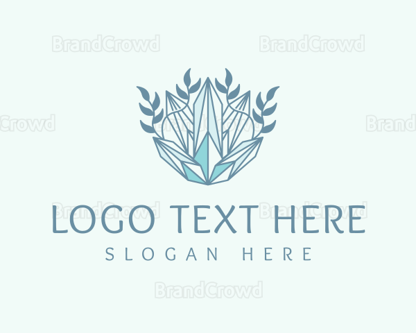 Crystal Luxury Wreath Logo