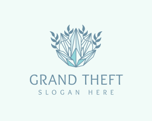 Diamond - Crystal Luxury Wreath logo design