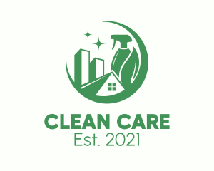 Green Hygienic Structure logo design