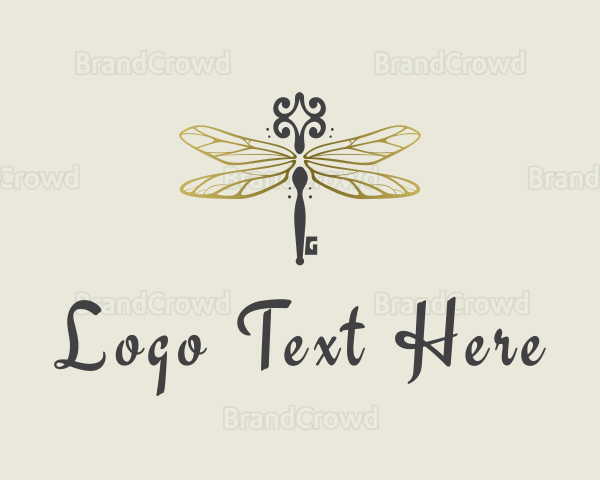 Luxe Dragonfly Key Logo