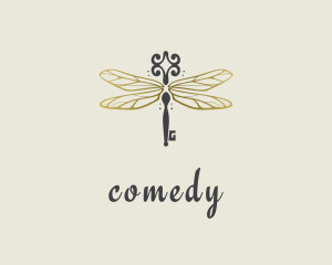 Designer - Luxe Dragonfly Key logo design