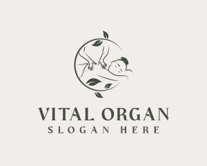 Organic Massage Therapy logo design