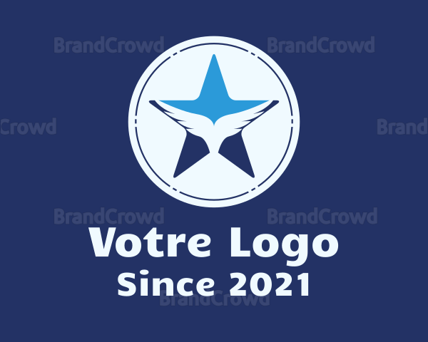 Star Wings Badge Logo
