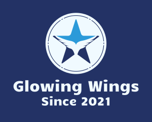 Star Wings Badge logo design