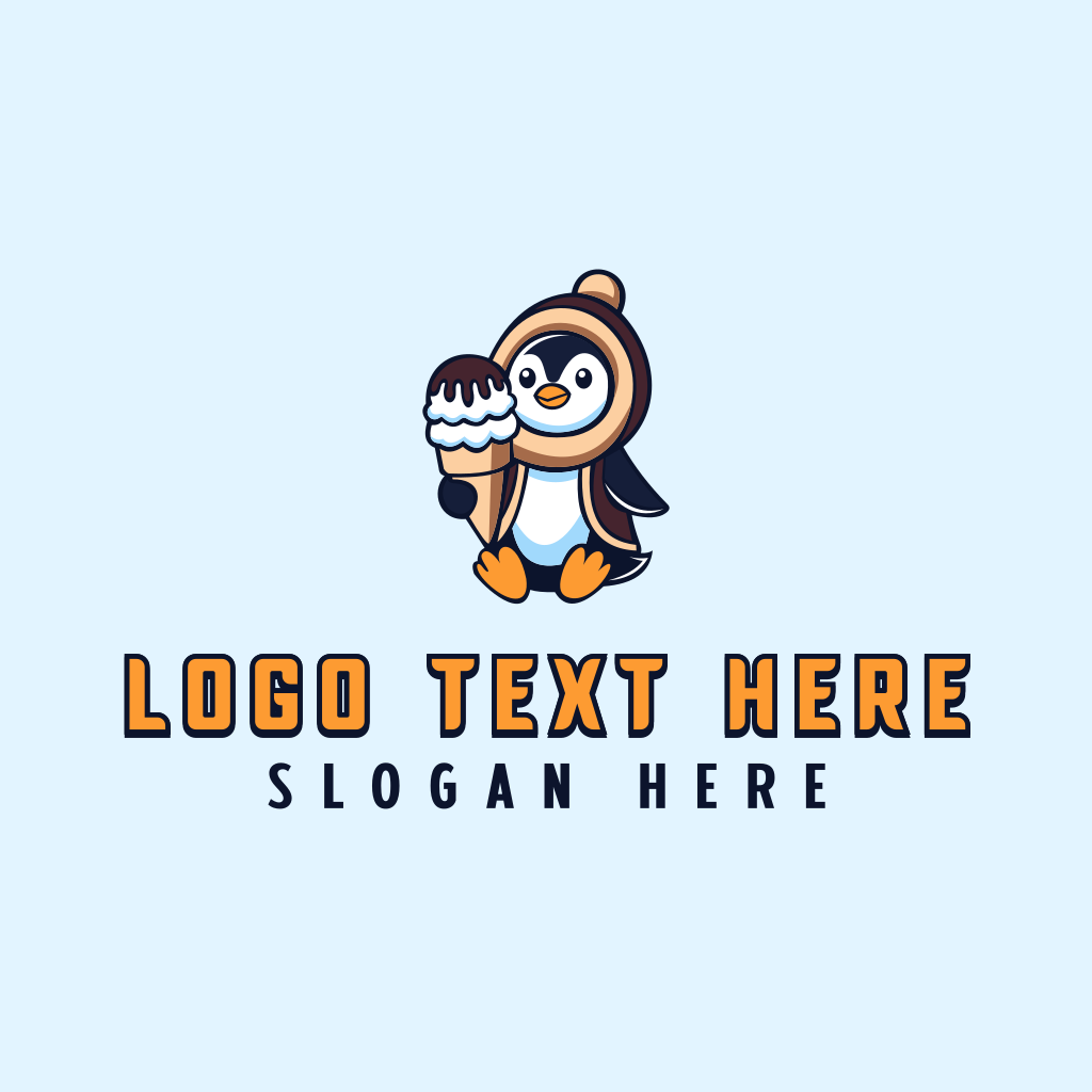 Penguin Sundae Creamery Logo | BrandCrowd Logo Maker | BrandCrowd