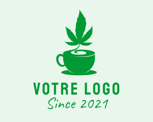 Marijuana Dispensary - Marijuana Weed Drink logo design