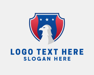 Shield - American Eagle Crest logo design