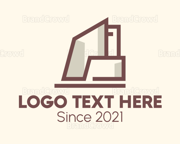 Minimalist Contemporary Architecture Logo