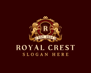 Lion Royal Crest logo design