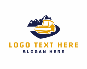 Construction - Construction Mining Compactor logo design