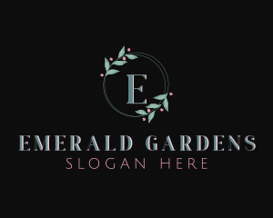 Floral Watercolor Event logo design