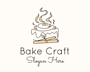 Cinnamon Roll Bun logo design