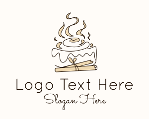 Cinnamon Roll Bun Logo