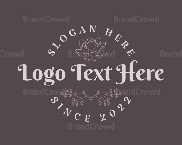 Floral Garden Brand Logo