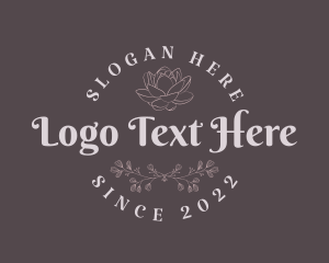 Fashion Designer - Floral Garden Brand logo design