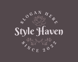 Stylist - Floral Garden Brand logo design