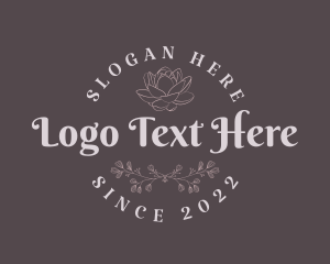 Fragrance - Floral Garden Brand logo design