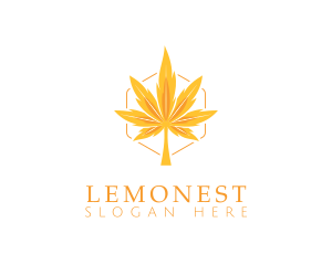 Marijuana Autumn Leaf Logo