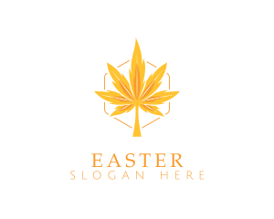 Dispensary - Marijuana Autumn Leaf logo design
