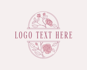 Artisanal - Rose Flower Garden logo design