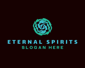 Spirit Wave Spiral logo design