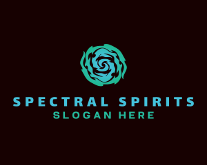 Spirit Wave Spiral logo design