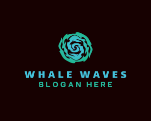 Spirit Wave Spiral logo design