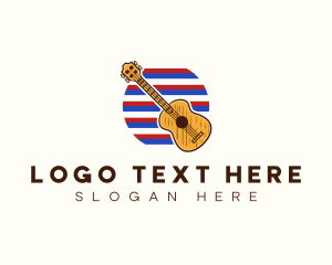 Hawaii - Hawaii Ukulele Music logo design